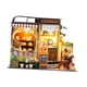 thumbnail image 5 of Kit de casa de muñecas en miniatura, tienda de panadería, artesanías decorativas hechas a mano detalladas, rompecabezas de madera 3D, casa de madera, 5 of 9