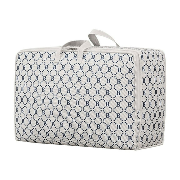 Yonrjhukm Heavy Duty Storage Bags with Reinforced Handles, Extra Large Zip Tote for Clothes, Toys, Bedding, and Christmas Decorations, Reusable Moving Organizer