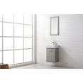 thumbnail image 5 of Design Element Stella 16.5” Bathroom Vanity in Oak with Porcelain white Vanity Top Freestanding or Wall Mounted, 5 of 12