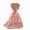 Pink, variant on YM YOUMU Women Chiffon Ruffle Tiered Dress Pleated Sleeveless Casual Summer Beach Dresses
