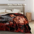 thumbnail image 5 of Chucky Flannel Blankets Soft Plush Throw Blanket Fuzzy Cozy Luxury Air Conditioner Blanket for Bedroom Sofa 30"x40", 5 of 8