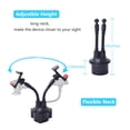 thumbnail image 4 of YIGSECU Car Mount Dual Smartphone Stand 360° Rotation Height Adjustable Double Cup Holder Universal Cellphone Cradle Durable, 4 of 20
