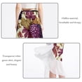 thumbnail image 2 of Grapes Stylish Chiffon Beach Dresses with Polyester Straps for Women - Summer Dresses, 2 of 6