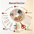 thumbnail image 6 of DIY Christmas Pearl Diamond Art Hanging Ornament Kit, Festive Themed Rhinestone Pearl Bead DIY Project for Christmas Window Home Holiday Decoration, 6 of 6