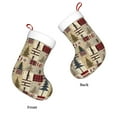 thumbnail image 3 of Salouo Rustic Plaid Forest Lodge Print Christmas Stockings,Large Xmas Stocking Set of 1 Holiday and Farmhouse Stocking for Christmas Holiday Party Decoration(17.7*11 Inch), 3 of 7