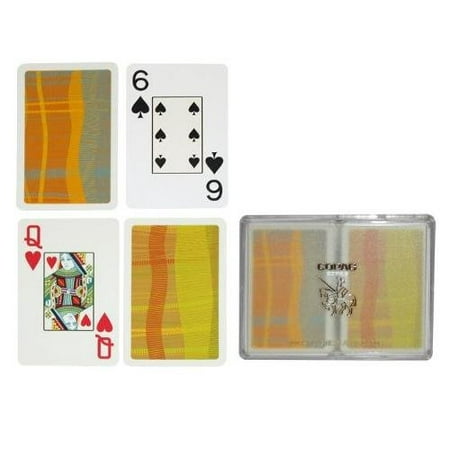 - Silver Series Bridge Size Playing Cards (Geometric), 100% PVC plastic, these cards will last for years outlasting paper cards up to 500 times By Copag