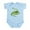 Sky Blue, variant on CafePress - Green Snake Infant Bodysuit - Baby Light Bodysuit, Size Newborn - 24 Months