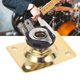 thumbnail image 5 of Placa De Salida De Guitarra Cuadrada, Metal Fácil De Instalar Compacta, Placa De Enchufe Segura De Guitarra Con Tornillos, Para Guitarras Eléctricas Telecaster PRS Home Practice, 5 of 7