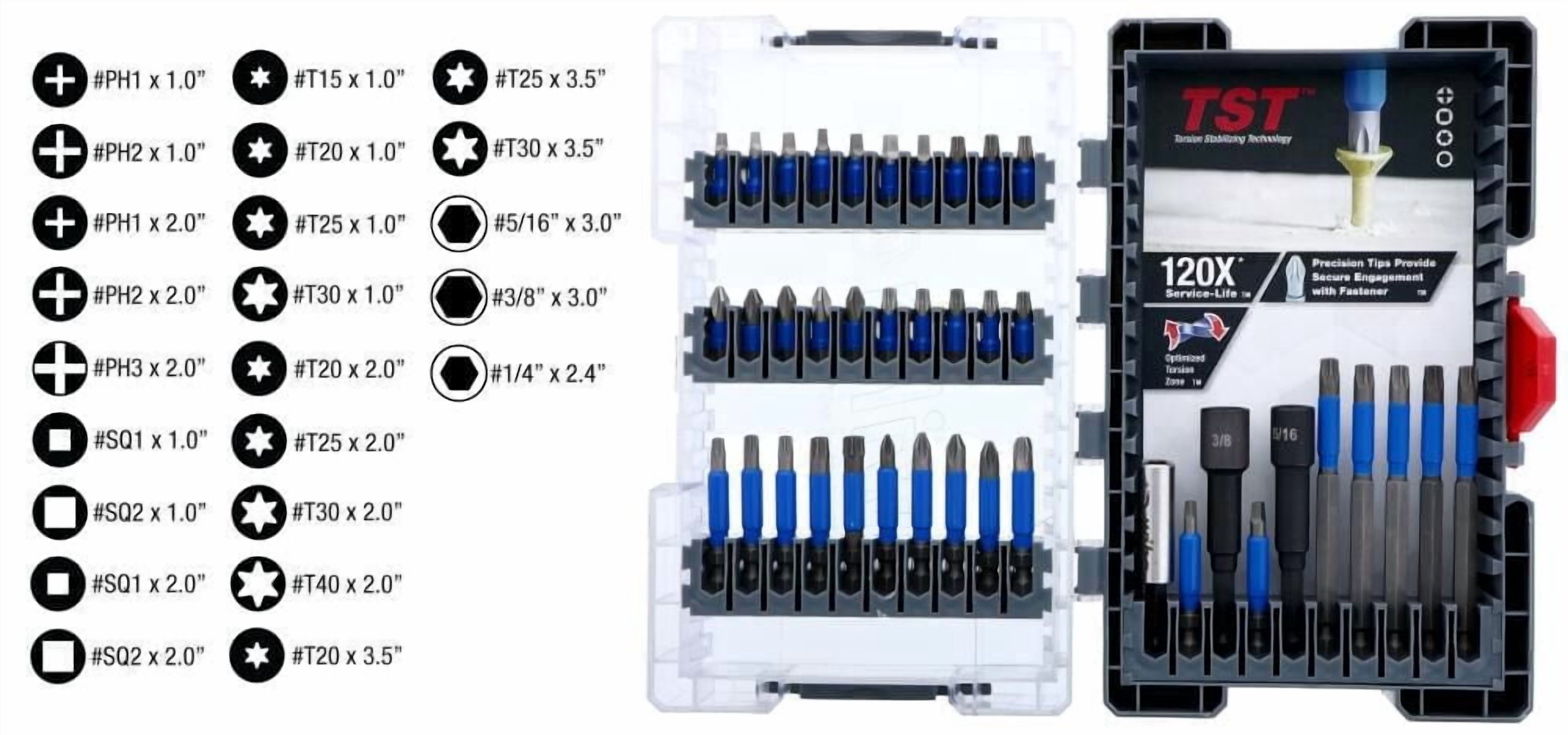 Wiha Terminatorblue Impact Bit Set 40Pc