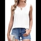 thumbnail image 1 of Camiseta de Tirantes de Verano para Mujer, Sin Mangas, Estilo Informal de Negocios, Básica, Holgada, Elegante, para el Trabajo, 2025. XL, 1 of 10
