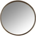 thumbnail image 6 of Bathroom Wall Storage Cabinet, Round Mirror Medicine Cabinet (Walnut), 6 of 9