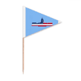 thumbnail image 1 of Drapeau de la Maison Blanche des États-Unis Cure-Dent Triangle Toppers de Cupcake Drapeau, 1 of 3