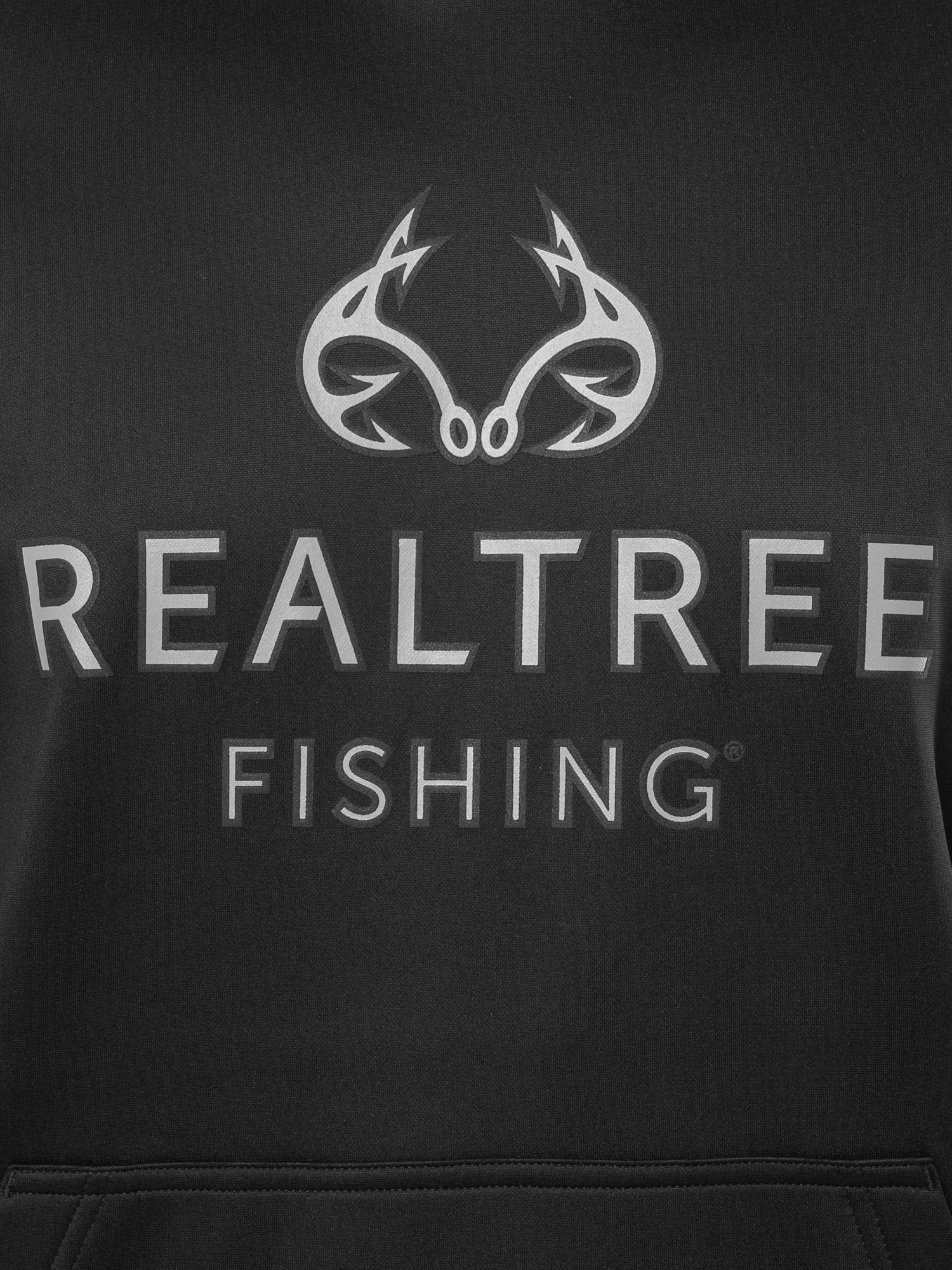Realtree Fishing Men's Logo Performance Hoodie, Size S-4XL