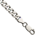 thumbnail image 6 of 925 Sterling Silver Vintage 6.5mm Curb Link Chain Bracelet, 6 of 7