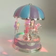 thumbnail image 4 of Lighting Dome Ca Rousel Music Cake Baking Decoration Birthday Gi Ft Handicrafts Decoration Music Boxes for Girls with Key, 4 of 5