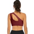 thumbnail image 6 of LELINTA Sexy Cute One Shoulder Sports Bra for Women Medium Support Workout Yoga Bra, 6 of 6