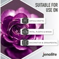 thumbnail image 3 of JENOLITE Directorust Spray Paint for Metal - PINK - Metallic Gloss Finish for Indoor and Outdoor use - Multi-Surface for Metal, Plastic, Ceramic, Wood & Rusted Surfaces - 400ml 13.52fl oz, 3 of 8