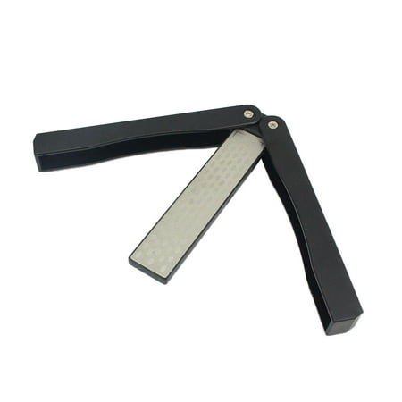 

Grit Pocket Sharpener Diamond Stone Folding Double-sided Sharpening Stone For Garden Kitchen Outdoor Tool(Degree of Thickness: Heads 600 / Tails 400)