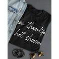 thumbnail image 3 of So Thankful For Hot Showers Women T-Shirt, Female x-Large, 3 of 4