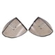 thumbnail image 3 of 1 par de protectores laterales para gafas, protectores de gafas de TPU flexibles, universales y suaves, con 2 orificios. Negro translúcido, 3 of 9
