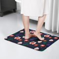 thumbnail image 4 of Pioneer Flower Floral Print Flannel Non Slip Door Rugs,Washable Door Mats Indoor,Decorative Door Mats,Dirt-Resistant and Absorbent Doormat for Entrance,Bedroom,Kitchen,Bathroom,31.5"x17", 4 of 4