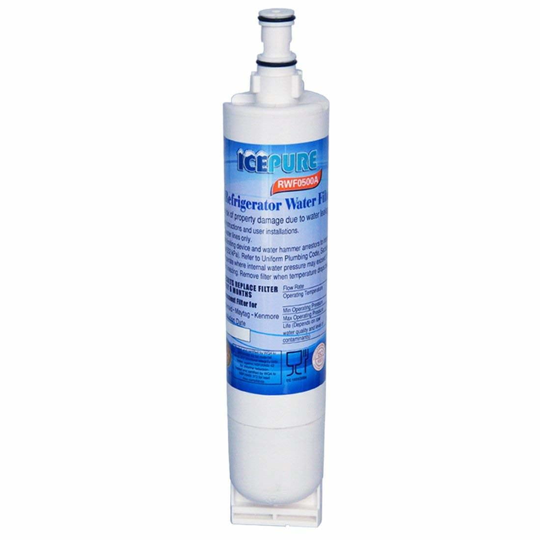 3 IcePure Water Filter RWFO500A to Replace Whirlpool,Kitchenaid,Sears