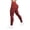 Red, variant on Yoga Pants Yoga Pants Women Workwear Pants High Elastic Tight Yoga Pants Quick Drying Nylon Relaxed Zip Fly With Button Closure Leggings Lightweight Two Pockets Long Tight Leggings Black M