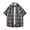 Wine 02002, variant on Mens Button Down Shirts Summer Oversized Plaid Shirt Casual Breathable T-Shirts Big & Tall Short Sleeve Tops Relaxed Fit Lightweight Vacation Beach Tee Shirts