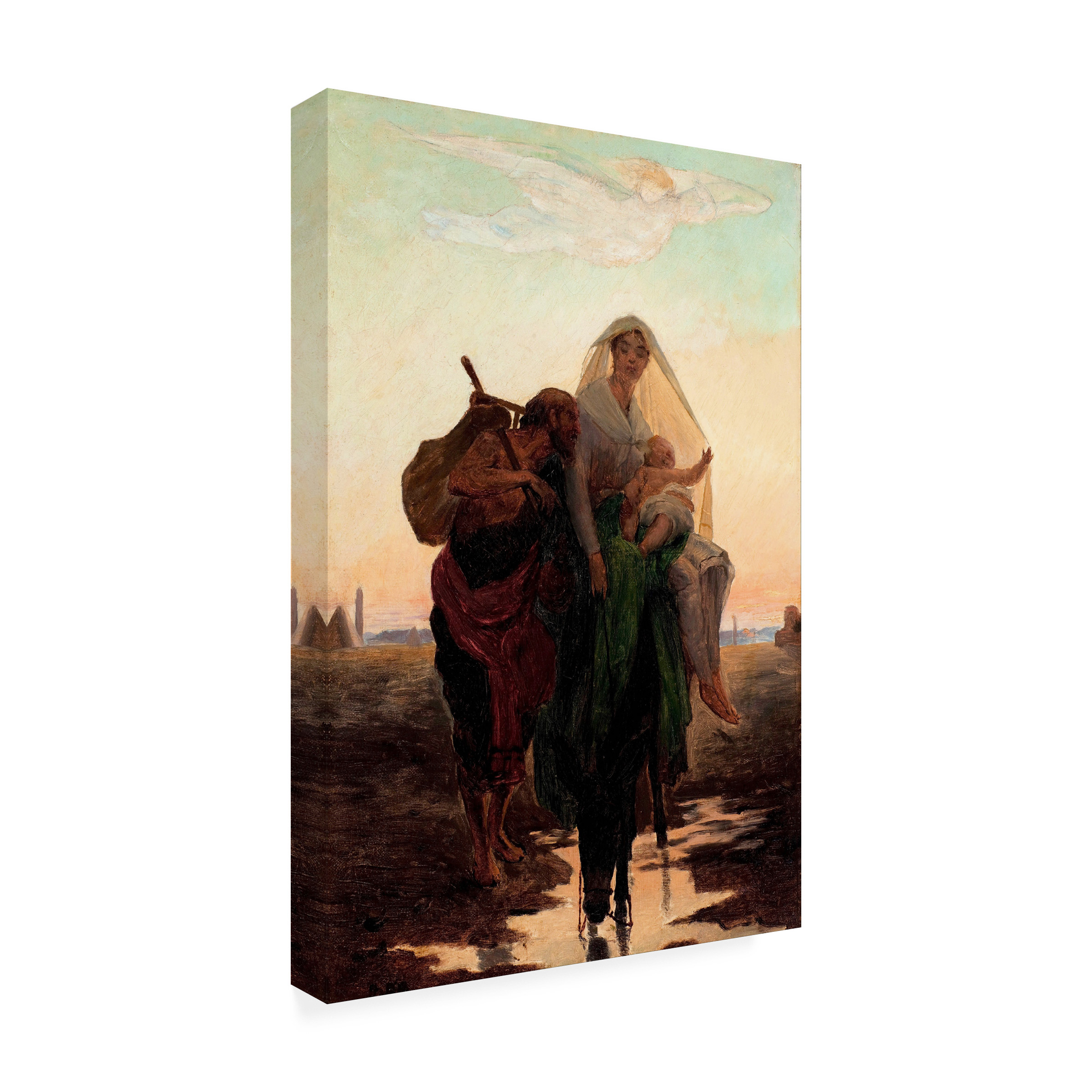 Almeida Junior 'Flight Of The Holy Family To Egypt' Canvas Art