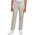 thumbnail image 2 of Pantalones IZOD Big Boys, uniforme escolar, parte delantera plana, color caqui 14, 2 of 3