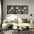 thumbnail image 6 of Canvas Wall Art For Living Room Wall Decorations For Bedroom Office Wall Decor Modern Abstract Wood grain dandelion Wall Paintings Hang Pictures Artwork Room Art Prints Kitchen Home Decor, 6 of 6