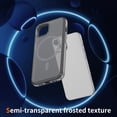 thumbnail image 2 of Allytechgroup Carbon Fiber Case for iPhone 15, Slim Lightweight Magnetic Back Cover Support Wireless Charging Non-Slip Shockproof Anti-Scratch for iPhone 15 Women Men, Gray, 2 of 9