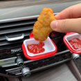 thumbnail image 4 of XUANYI Car Sauce Holder, 4 Pieces Sauce Holder In The Car, Car Sauce Holder, Ketchup Dip Sauces Portable, Car Accessories Sauce Container, Portable Sauce Holder In The Car, For Vehicle Air Vents, 4 of 5