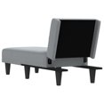thumbnail image 3 of vidaXL Chaise Longue Light Grey Fabric, 3 of 5