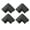 Black, variant on Soft Baby Proofing Corner Guards, Safety Edge Table Corner Protectors, Furniture & Sharp Corners Bumpers - 8 Pack