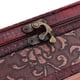 thumbnail image 4 of Chino Retro China Antiguo cuero de madera Cerradura de bronce Caja de pañuelos Patrón de hierba Zulema Cajas de madera del tejido, 4 of 8