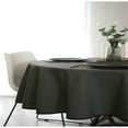 thumbnail image 3 of Round Tablecloth Washable Anti-scalding Waterproof Cotton And Linen Table Cover-diameter:120cm(47inch)-black, 3 of 4