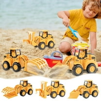 LEFTHIGH Toys Push Back Car Small Excavator Toy Car Children's Engineering Car Kids Toys