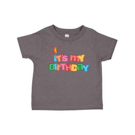 

Inktastic It s My Birthday Letters Gift Toddler Boy or Toddler Girl T-Shirt