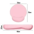 thumbnail image 2 of Mouse pad with Wrist Rest, Memory Foam Keyboard Pad, Easy Typing, Pain Relief, 2 of 5