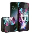 thumbnail image 1 of ANJ+ Hard Protective Printed Case Cover Compatible with Samsung Galaxy Z Flip 4 - Wolf Fantasy, 1 of 4