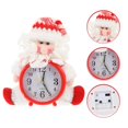 thumbnail image 2 of Cartoon Alarm Clock Xmas Snowman Xmas Clock Deaktop Clock without Battery, 2 of 4