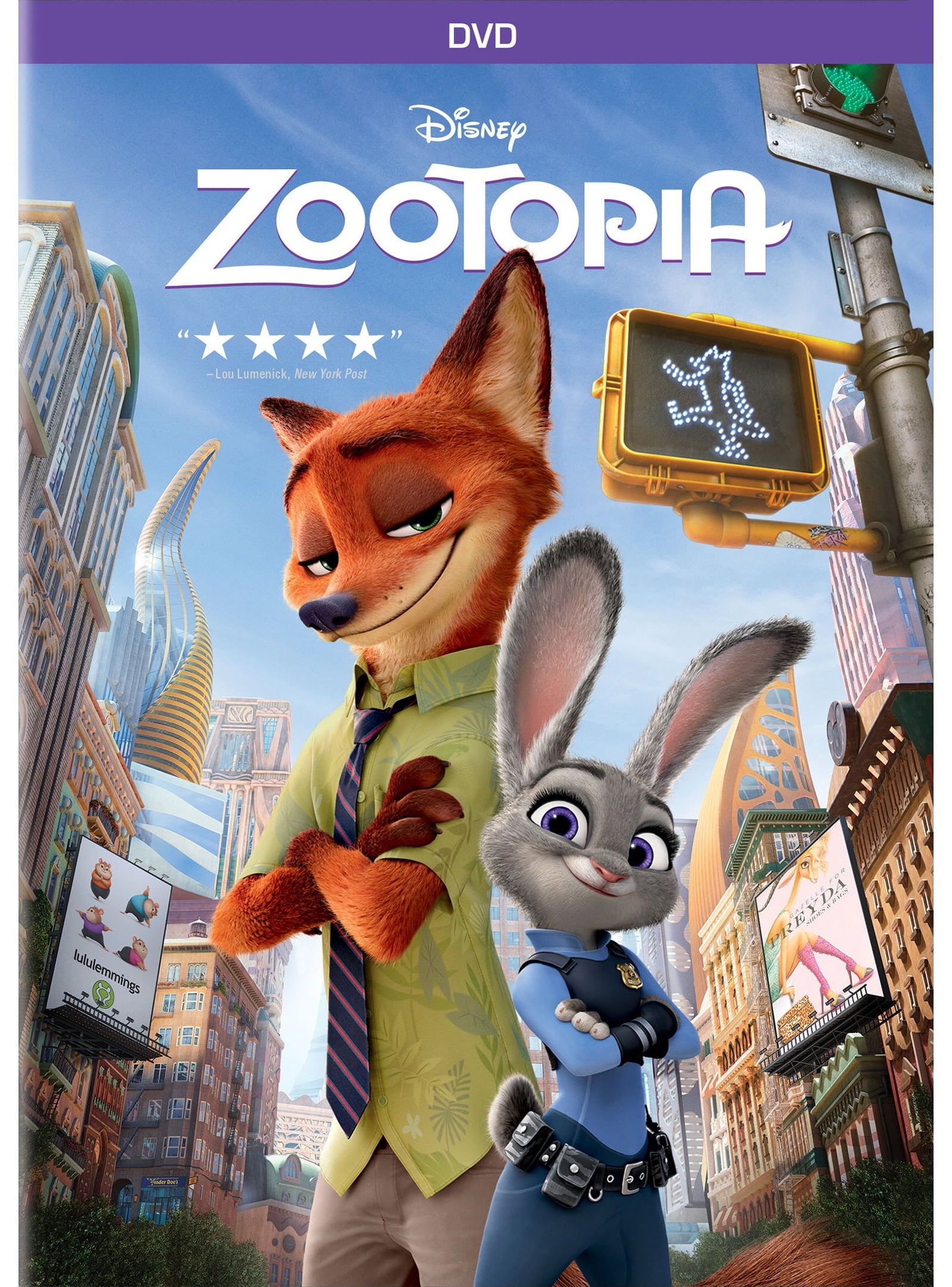 Disney ZOOTOPIA 2 Disc Combo Pack 2016 Release