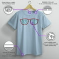 thumbnail image 3 of Boy's Fortnite Victory Royale Sunglasses  Graphic Tee Light Blue X Large, 3 of 9