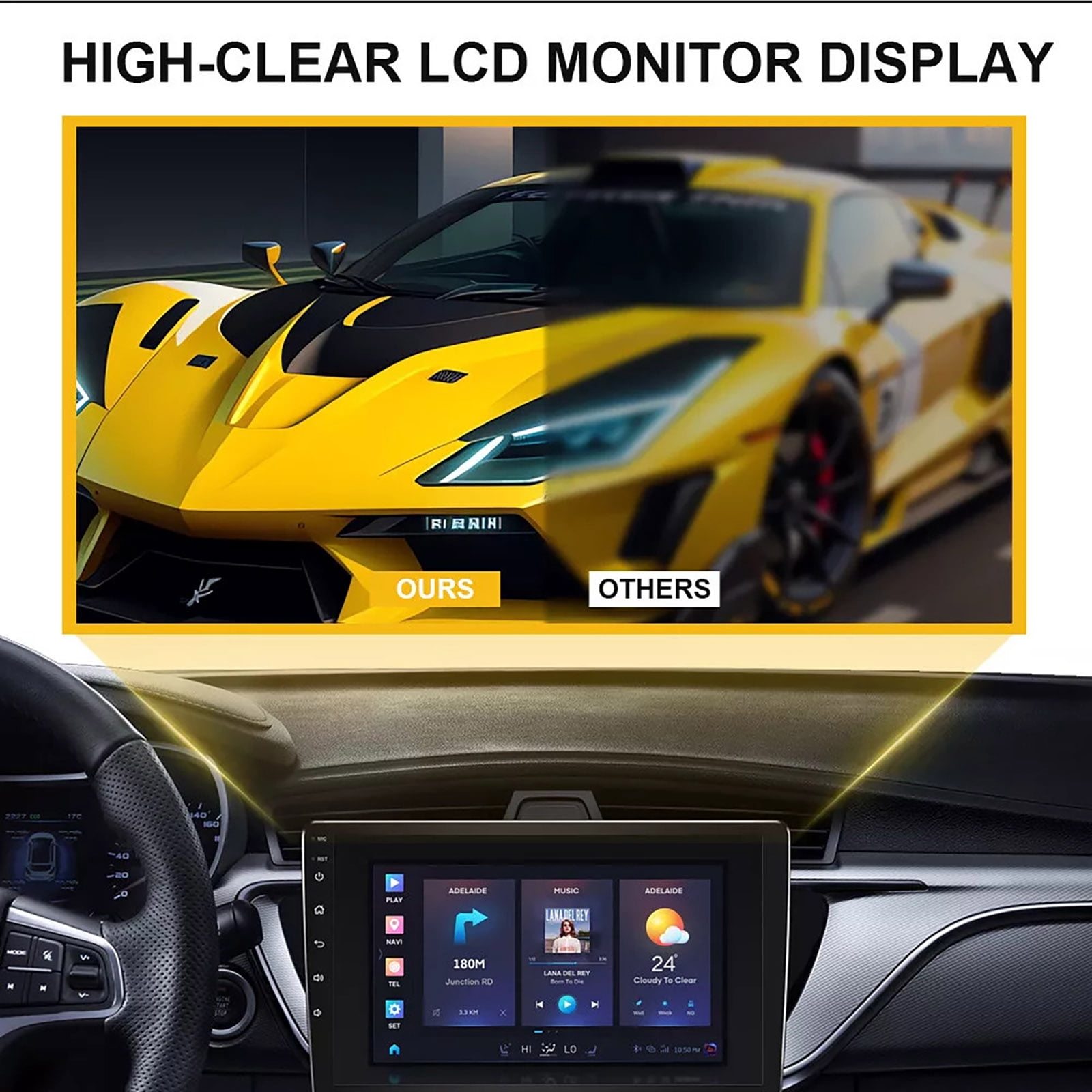 Quality 8-Inch LCD Touch-Screen for Chevrolet GMC for 2015-2018 Cars Accessory Screen