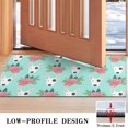 thumbnail image 3 of Bull Terrier Dog and Flower Florals Door Rugs,Washable Non Slip Door Mats Indoor,Decorative Door Mats,Entry Mat Indoor for Entrance,Bedroom,Kitchen,Bathroom,17"x30", 3 of 6