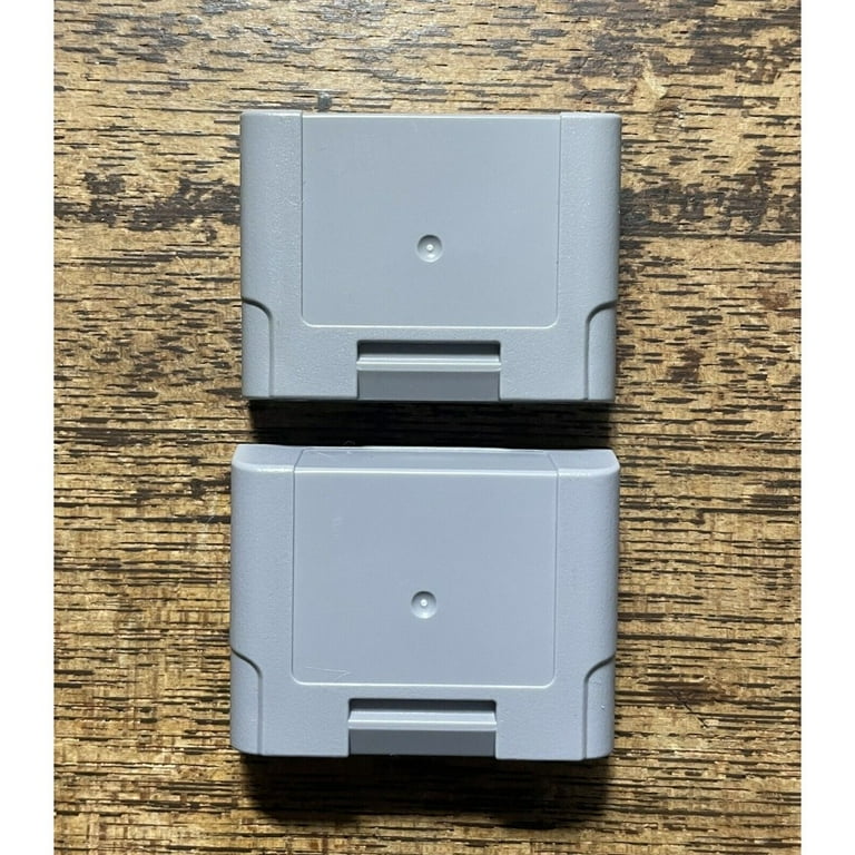 Set of 2】N64 Controller pak pack NUS-004 OEM Official Set of 2】N64 Controller pak pack NUS-004 OEM Official