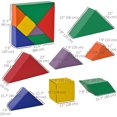 thumbnail image 3 of Qaba 7 Piece Soft Play Foam Climbing Blocks for Toddlers 1-3 Years, 3 of 10