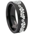 thumbnail image 6 of Flower Cluster Tungsten Carbide Ring, 6 of 9