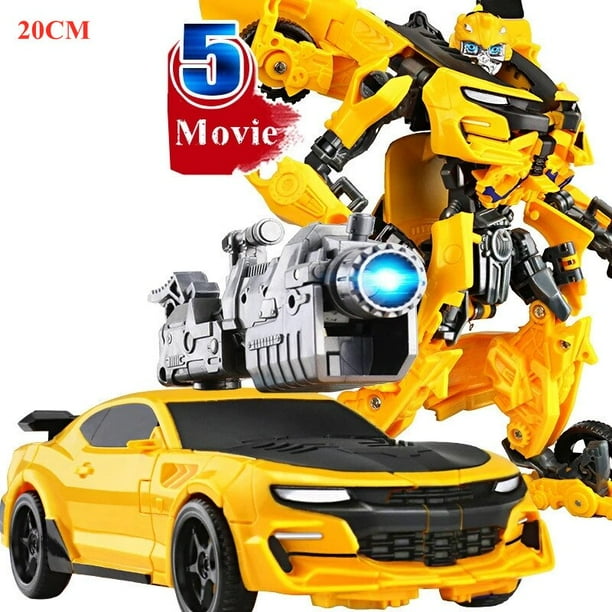 Figuras de acción de transformación blanca para niños, juguetes de película de 20CM, Robot deformación, modelo de dinosaurio, regalo para niños, novedad de 6699 Fivean unisex